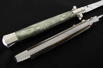 Custom handcrafted switchblades and stilettos