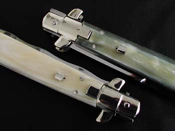 Custom handcrafted switchblades and stilettos