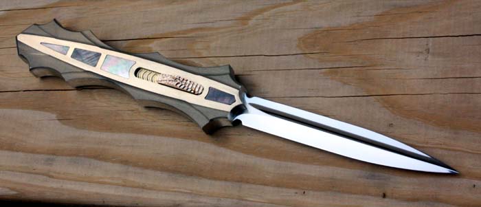 Custom handcrafted switchblades and stilettos