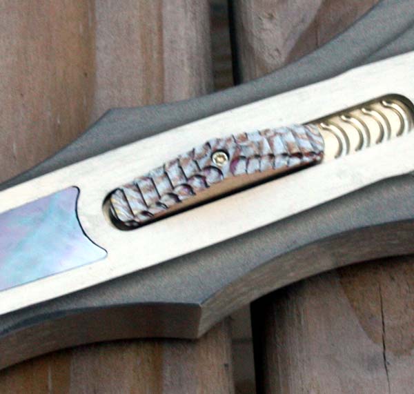 Custom handcrafted switchblades and stilettos