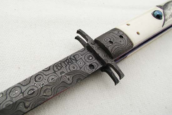 Custom handcrafted switchblades and stilettos